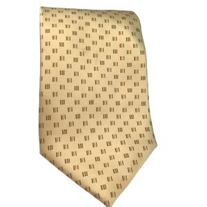 VITALIANO PANCALDI Men's Yellow Silk Necktie‎ Italy Luxury Silk Necktie Luxury